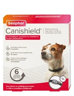 Beaphar Canishield Halsband Hond Klein / Middelgroot