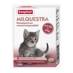 Beaphar Milquestra 0,5 – 4 Kg (2 Tabletten)