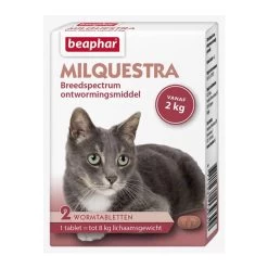 Beaphar Milquestra Vanaf 2 Kg (2 Tabletten)