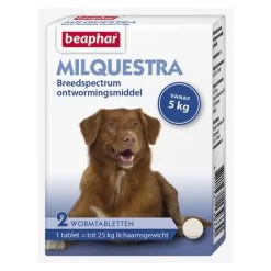 Beaphar Milquestra Vanaf 5 Kg (2 Tabletten)