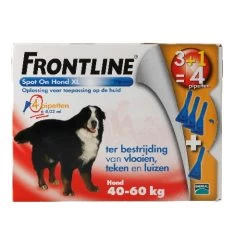 Frontline “Spot On” Dog (40 – 60 Kg) 3+1 Pipet Gratis